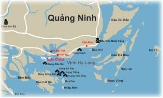 Tuan Chau Island and Beach