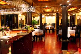 Halong white dolphin junk