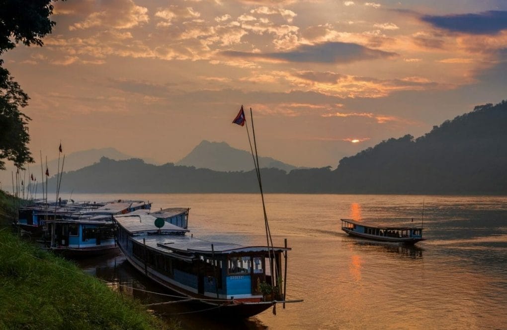 Laos cruising tour on the Mekong river
