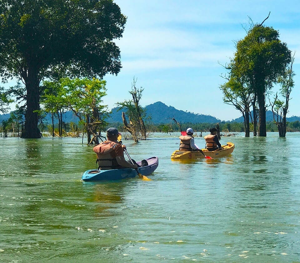 CAMBODIA KAYAKING TOUR ON MEKONG RIVER CAMBODIA KAYAKING TOUR ON MEKONG RIVER