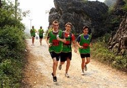 Adventure tourists enjoy pushing it to the limit in scenic Ninh Binh