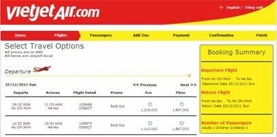 VietJet sells fares for maiden flights
