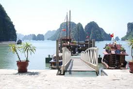 Pier at Sung Sot Cave