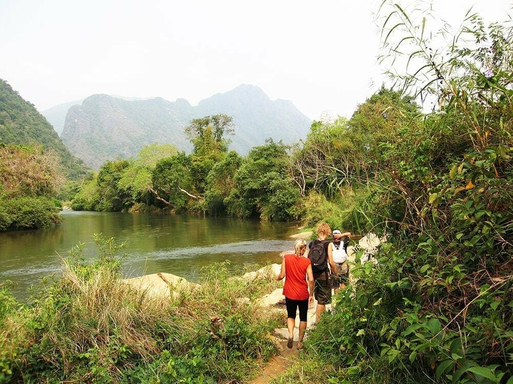 VANG VIENG FULL DAY TREKKING TOUR VANG VIENG FULL DAY TREKKING TOUR