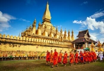 Laos Overland Tour from Vientiane via Vang Vieng to Luang Prabang 