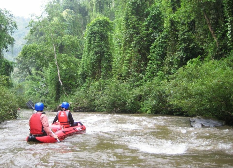 Rafting on the Luang Nam Tha River Laos Rafting on Nam Minh & Nam Khan river, Excursion of Laos rafting