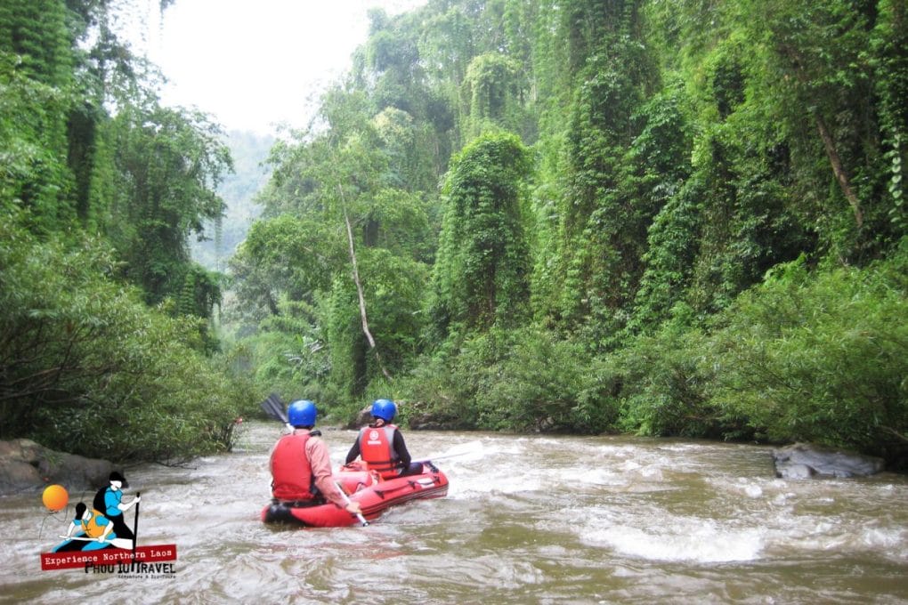 Laos Rafting on Nam Minh & Nam Khan river, Excursion of Laos rafting