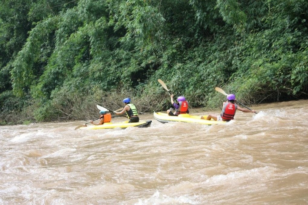 Laos rafting tour
