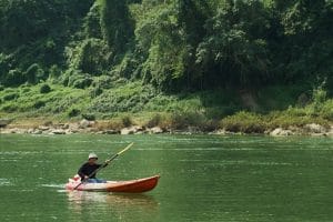 Laos rafting and kayaking tours in Nam Xeuang