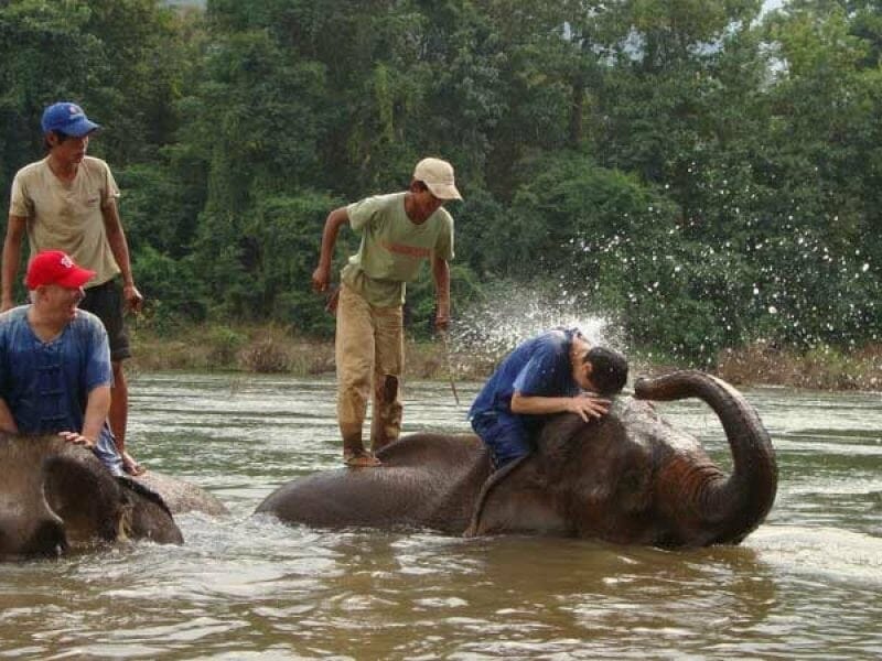 ELEPHANT RIDE & BIKING ADVENTURE IN LUANG PRABANG ELEPHANT RIDE & BIKING ADVENTURE IN LUANG PRABANG