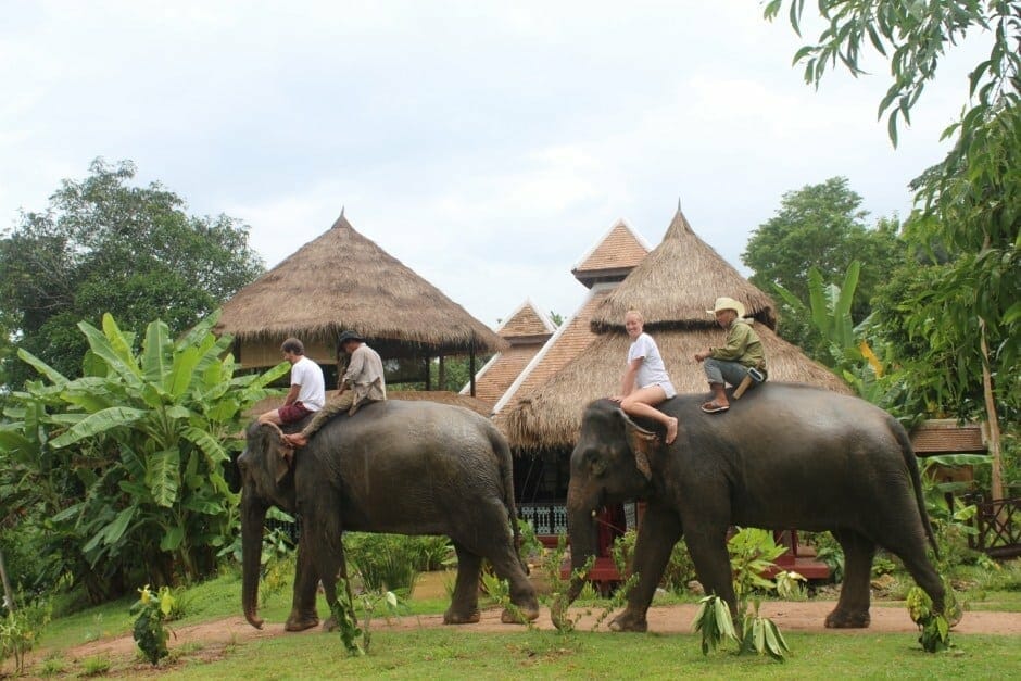 LUANG PRABANG ELEPHANT RIDING TOUR IN ZEN NAMKHAN