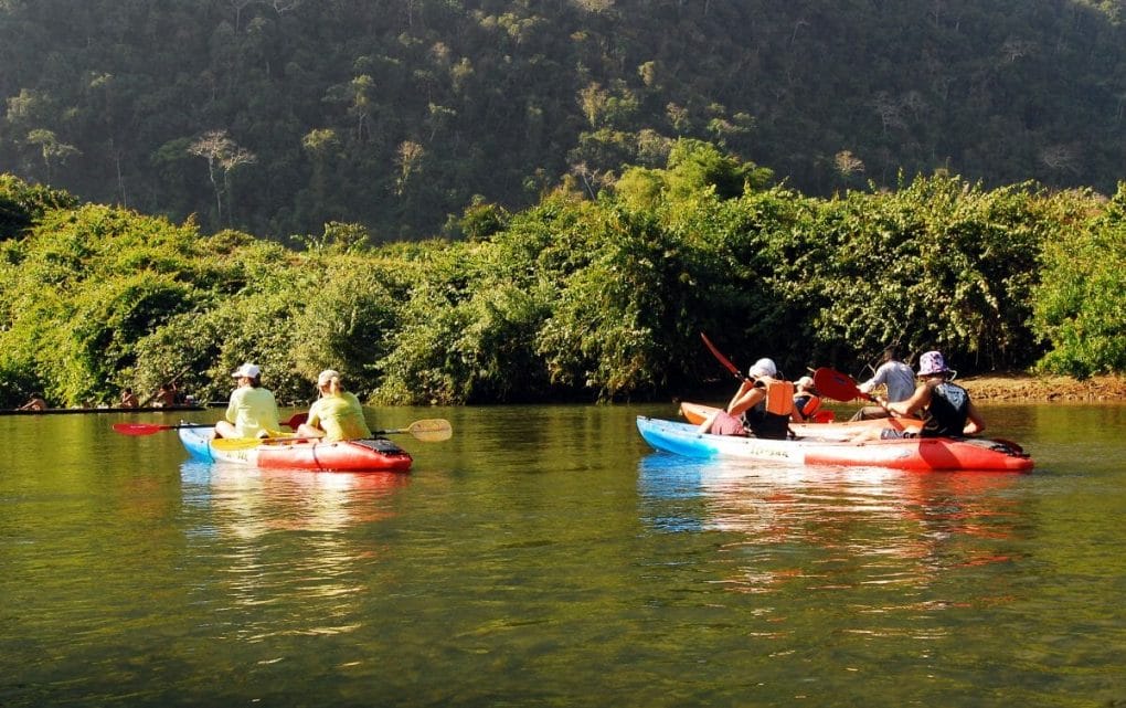 Laos Mekong River Kayaking Tours to 4000 Islands in Pakse and Don Khone