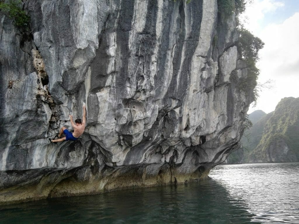 Full Day Cat Ba Rock Climbing On A Nearby Island