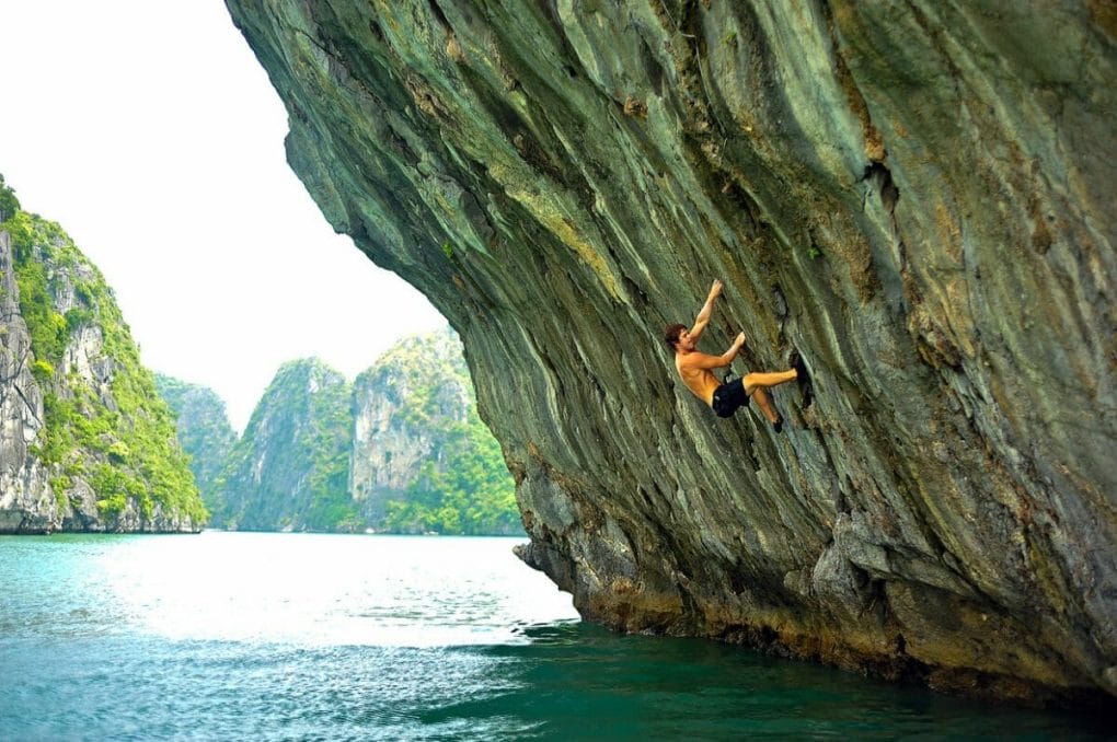 Cat Ba Rock Climbing with Overnight Camping on the Island