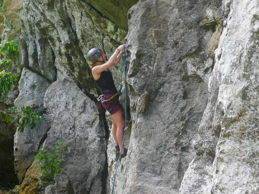 Cat Ba Rock Climbing with Overnight Camping on the Island