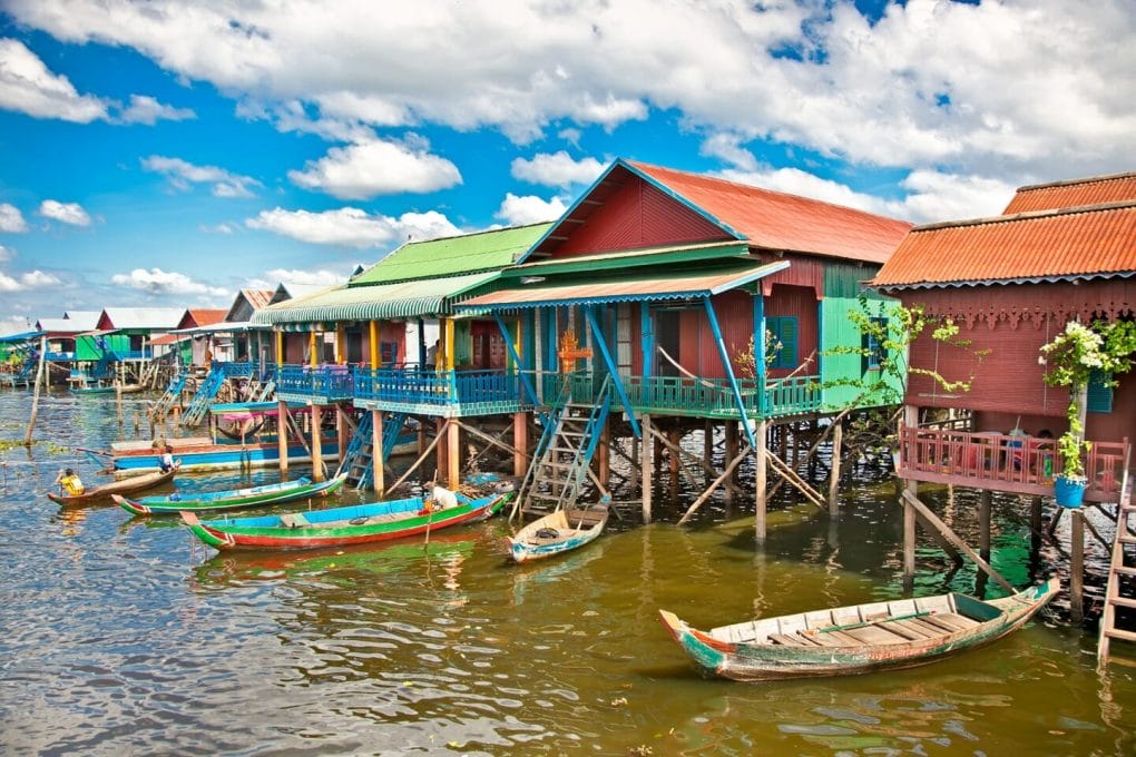 4-Day Downstream Mekong River Cruise Tours from Siem Reap to Phnom Penh